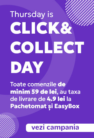 Transport 4.9 lei la Pachetomat si Easybox pentru comenzi de minim 59 de lei